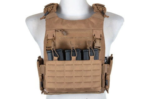 Kamizelka Taktyczna typu Plate Carrier Specna Arms Satac Tactical QR Tan Kamizelka Taktyczna typu Plate Carrier Specna Arms Satac Tactical QR Tan