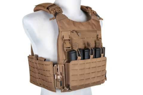 Kamizelka Taktyczna typu Plate Carrier Specna Arms Satac Tactical QR Tan Kamizelka Taktyczna typu Plate Carrier Specna Arms Satac Tactical QR Tan