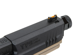 Pistolet ASG Cybergun x SAI Canik TP9 Elite Combat Green Gas Half-Tan