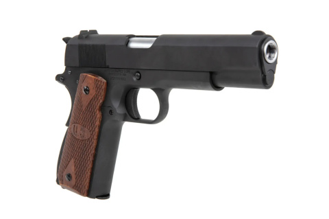 Pistolet GBB CyberGun Auto Ordnance M1911A1 - Matt Black Wood Pistolet GBB CyberGun Auto Ordnance M1911A1 - Matt Black Wood