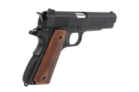 Pistolet GBB CyberGun Auto Ordnance M1911A1 - Matt Black Wood Pistolet GBB CyberGun Auto Ordnance M1911A1 - Matt Black Wood