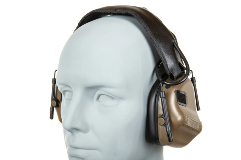 Aktywne ochronniki słuchu Wosport HD-12 wersja IPSC Gen 5 Tan Aktywne ochronniki słuchu Wosport HD-12 wersja IPSC Gen 5 Tan