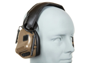 Aktywne ochronniki słuchu Wosport HD-12 wersja IPSC Gen 5 Tan