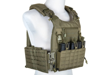 Kamizelka Taktyczna typu Plate Carrier Specna Arms Satac Tactical QR Oliwkowy