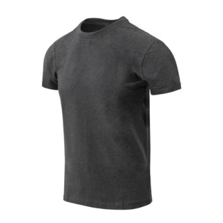 Koszulka Helikon-Tex z bawełny organicznej SLIM - Melange Black-Grey