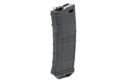 Magazynek mid-cap 250 kulek AMAROK Typ A do replik M4/M16 Czarny Przezroczysty