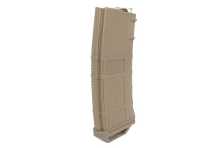 Magazynek mid-cap 250 kulek AMAROK Typ B do replik M4/M16 Flat Dark Earth Przezroczysty