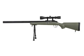 Produkt bez nazwyReplika karabinu snajperskiego Specna Arms SA-S12 EDGE™ z lunetą i dwójnogiem Oliwkowa