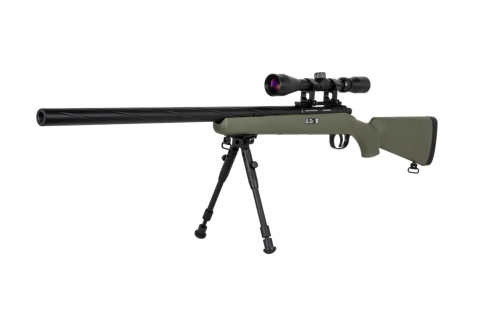 Produkt bez nazwyReplika karabinu snajperskiego Specna Arms SA-S12 EDGE™ z lunetą i dwójnogiem Oliwkowa Produkt bez nazwyReplika karabinu snajperskiego Specna Arms SA-S12 EDGE™ z lunetą i dwójnogiem Oliwkowa