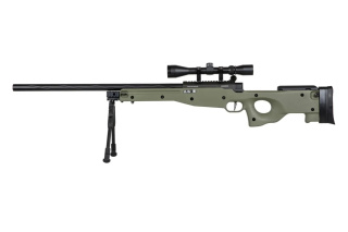 Replika karabinu snajperskiego Specna Arms SA-S11 z lunetą i dwójnogiem Oliwkowa