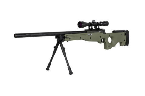 Replika karabinu snajperskiego Specna Arms SA-S11 z lunetą i dwójnogiem Oliwkowa Replika karabinu snajperskiego Specna Arms SA-S11 z lunetą i dwójnogiem Oliwkowa