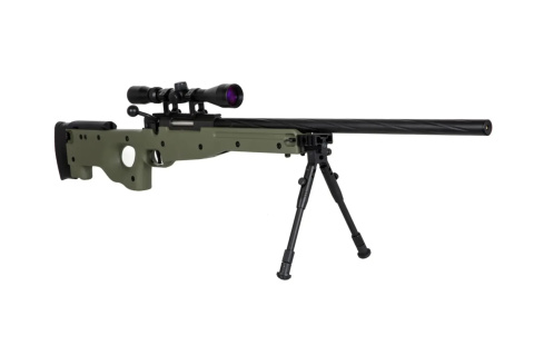 Replika karabinu snajperskiego Specna Arms SA-S11 z lunetą i dwójnogiem Oliwkowa Replika karabinu snajperskiego Specna Arms SA-S11 z lunetą i dwójnogiem Oliwkowa
