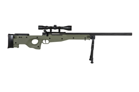 Replika karabinu snajperskiego Specna Arms SA-S11 z lunetą i dwójnogiem Oliwkowa Replika karabinu snajperskiego Specna Arms SA-S11 z lunetą i dwójnogiem Oliwkowa