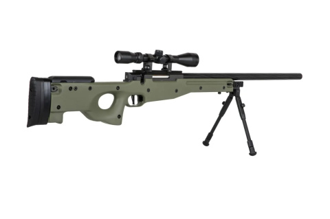 Replika karabinu snajperskiego Specna Arms SA-S11 z lunetą i dwójnogiem Oliwkowa Replika karabinu snajperskiego Specna Arms SA-S11 z lunetą i dwójnogiem Oliwkowa