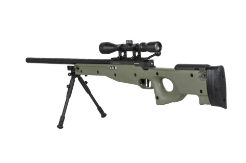 Replika karabinu snajperskiego Specna Arms SA-S11 z lunetą i dwójnogiem Oliwkowa Replika karabinu snajperskiego Specna Arms SA-S11 z lunetą i dwójnogiem Oliwkowa