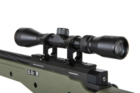Replika karabinu snajperskiego Specna Arms SA-S11 z lunetą i dwójnogiem Oliwkowa Replika karabinu snajperskiego Specna Arms SA-S11 z lunetą i dwójnogiem Oliwkowa