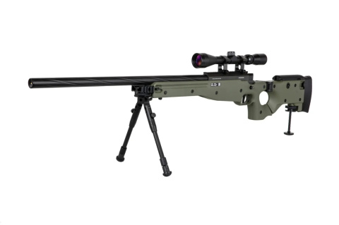 Replika karabinu snajperskiego Specna Arms SA-S14 EDGE™ z lunetą i dwójnogiem Oliwkowa Replika karabinu snajperskiego Specna Arms SA-S14 EDGE™ z lunetą i dwójnogiem Oliwkowa