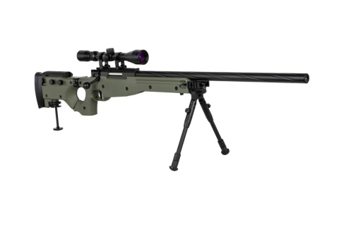 Replika karabinu snajperskiego Specna Arms SA-S14 EDGE™ z lunetą i dwójnogiem Oliwkowa Replika karabinu snajperskiego Specna Arms SA-S14 EDGE™ z lunetą i dwójnogiem Oliwkowa