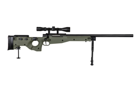 Replika karabinu snajperskiego Specna Arms SA-S14 EDGE™ z lunetą i dwójnogiem Oliwkowa Replika karabinu snajperskiego Specna Arms SA-S14 EDGE™ z lunetą i dwójnogiem Oliwkowa