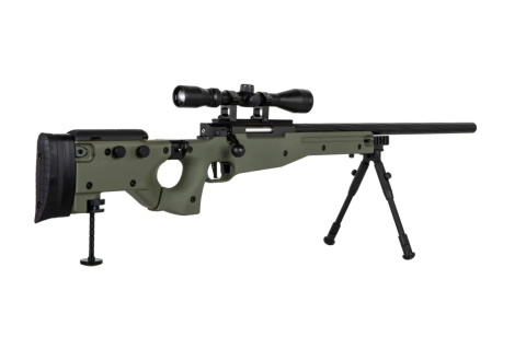 Replika karabinu snajperskiego Specna Arms SA-S14 EDGE™ z lunetą i dwójnogiem Oliwkowa Replika karabinu snajperskiego Specna Arms SA-S14 EDGE™ z lunetą i dwójnogiem Oliwkowa