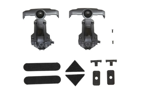 Taktyczny zestaw słuchawkowy Wosport HD-17-A Gen 6 Czarny