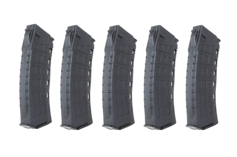 Zestaw 5 magazynków Hi-Cap 550 kulek Arcturus EMM AK12 Wheel Czarny Zestaw 5 magazynków Hi-Cap 550 kulek Arcturus EMM AK12 Wheel Czarny