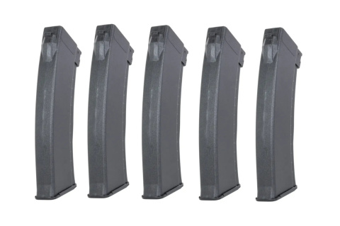 Zestaw 5 magazynków Hi-Cap 550 kulek Arcturus EMM AK74 "Bakelite" Wheel Czarny Zestaw 5 magazynków Hi-Cap 550 kulek Arcturus EMM AK74 "Bakelite" Wheel Czarny