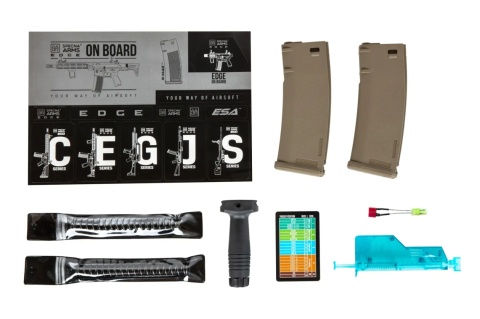 Karabinek ASG Specna Arms Daniel Defense® MK18 SA-P19 Prime™ HAL™ ETU z silnikiem bezszczotkowym Chaos Bronze Karabinek ASG Specna Arms Daniel Defense® MK18 SA-P19 Prime™ HAL™ ETU z silnikiem bezszczotkowym Chaos Bronze