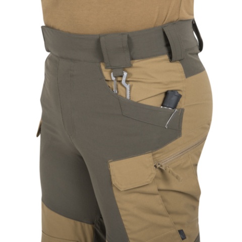 Spodnie HYBRID OUTBACK PANTS® - DuraCanvas® - Coyote / Czarny A