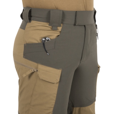 Spodnie HYBRID OUTBACK PANTS® - DuraCanvas® - Coyote / Czarny A